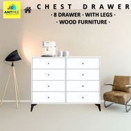 𝐀𝐍𝐓𝑃𝐸𝐸 𝐀𝐥𝐦𝐚𝐫𝐢 𝐁𝐚𝐣𝐮 𝟖 𝐋𝐚𝐲𝐞𝐫 𝐂𝐡𝐞𝐬𝐭 𝐃𝐫𝐚𝐰𝐞𝐫 𝐰𝐢𝐭𝐡 𝐋𝐞𝐠𝐬 🐜 Laci Baju Storage Wardrobe Alamari Baju Murah Be