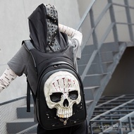 Halloween Personality Men Women Manufacturers Three-Dimensional Funny 3D Backpack Universal Skull Ha