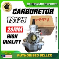 28MM CARBURETOR TS125 ORIGINAL API MALAYSIA TS 125 BEST QUALITY SENANG SETTING FULLCOP MADE IN JAPAN