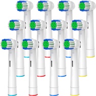 หัวแปรงสีฟันแทนที่เข้ากันได้ Oral-B 12ชิ้นสำหรับ Braun Oral-B 7000 Pro 1000 9600 5000 3000 8000และรุ่นอัจฉริยะ