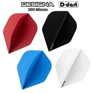 Designa Dart Flights -  Designa DSX Standard (No.2) Extra Strong 100 Micron Darts flight 3Pcs/pack