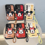 Casing Vivo Y29 4G Casing Vivo T4X 5G Casing Textured Leather Cute Compatible with Casing Pattern Cu