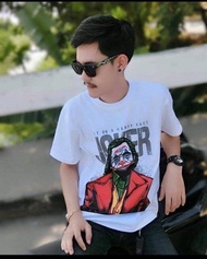 เสื้อคู่รักขายราคา ขายส่งHotHitเสื้อยืดสกรีนลายJokerโจ๊กเกอร์ เป็นผ้า Cotton 100% ใส่สบาย