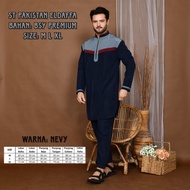 BS-[ NEW PRODUK] Setelan Baju koko  muslim pria AJMAL setelan baju gamis kurta pakistan terbaru 2023