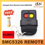 Autogate Door Remote Control SMC5326 330MHz 433MHz Auto Gate (Free Battery) **READY STOCK IN MALAYSIA** @ IBN