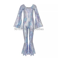 Women Vintage 70s 80s Rock Disco Dress Hippie Costumes 60's 70's Birthday Outfits 1970s Prom Sequin 