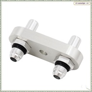 [dreamedge] Transmission Cooler Line Adapter Plate 6L80E 6L90E 8L90E with 551121 Seal 6AN Fittings