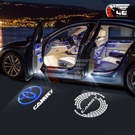 2/4Pcs Led Car Door Welcome Light For Toyota Camry 2008-2023 Ambient Lights Logo Projector Lamp Warn