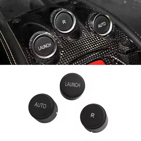 Console Shift Gear Panel Launch Button Auto Shift Switch Reverse Button For Ferrari 458 488 Californ