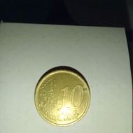 uang antik 10 euro cent