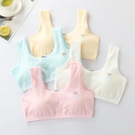 [A06 new product] Student shirt, girls' bra with convenient removable padding, cotton material size 