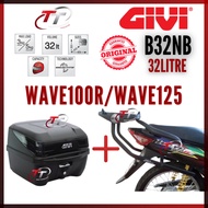 WAVE100R WAVE125 WAVE100 R WAVE 125 GIVI HRV HEAVY DUTY MONO RACK MONORACK J TAPAK BOX KOTAK KARRIER B32N E250N B33NM