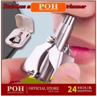🔥READY STOCK🔥Littlefoot (FREE BOX) Stainless steel Gunting Bulu Hidung Rambut Nose hair trimmer Clip