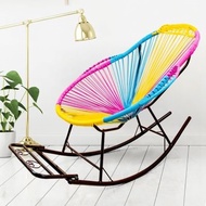 Colored rocking chairs, lounge chairs, rattan chairs, lunch chairs, lazy chairs, outdoor rattan chairs on the balcony, children's rocking chairs.