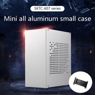 A07 Mini ITX Computer Case Chassis HTPC Host Case USB3.0 ITX Enclosure with Graphics Card Extension 