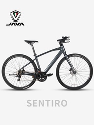 Jiawo Java Road Bike Aluminum Alloy 18 Variable Speed Adult Student Racing Bike with Swallow Hydraulic Disc Brake Sentiero