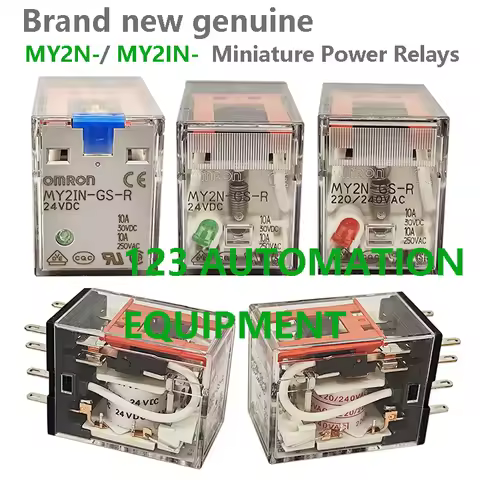 10PCS Authentic New Omron MY2IN-GS-R D2-GS-R MY2N-GS-R CR-GS-R D2-GS-R Miniature Power Relays