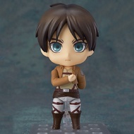 Attack on Titan Anime Figures Eren Jaeger #375 PVC Cute Toys Action Figurine Model Collectible Levi Eren Collection 10cm Figma