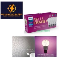 PHILIPS LED LAMP PACKAGE CONTENTS 4 PCS 6W 6WATT 6 WATT - PHILIPS MULTIPACKS LED LAMP 6W 6WATT 6 WAT