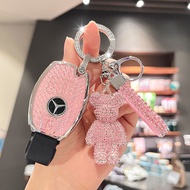 Trend Mall  For Mercedes-Benz 3 Buttons Car Remote Key Case For Mercedes-Benz A C E S GLA GLB GLC GL