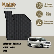 Katze Car Mat GRIP Series Nissan Serena [C26 S-Hybrid 7-Seater] (2013 - 2018)
