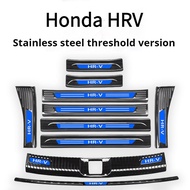 For Honda HRV 2024 Stainless Steel Door Sill Bar Welcome Pedal Trunk Guard Anti-Stampede Honda HRV 2