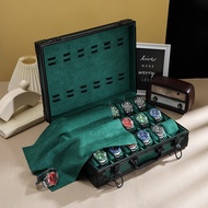 high quality 12 18 24 slot suitcase watch box microfiber leather watch organizer display stand box