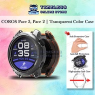 COROS Pace 3, Pace 2 Protector Case, Transparent Color Soft Cover, High Quality Watch Casing (pace3 