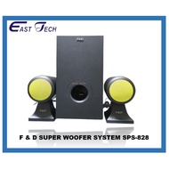 F & D 2.1 SUPER SUB-WOOFER SPEAKER SYSTEM
