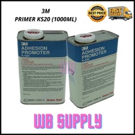 3M Remover Adhesion Promoter Primer K520 Cleaning 1 Liter Double side sided Tape Microfiber Towel