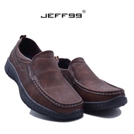 JEFF 99 JB002 Men Casual Comfort Shoes  Formal Men Shoes Lelaki pekerja Kasut Black Shoes Kasut Hitam