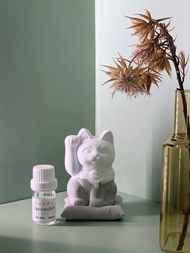 元祖版 水泥招財貓擴香座 (單隻)連水泥咕𠱸 右招財 / 左招福