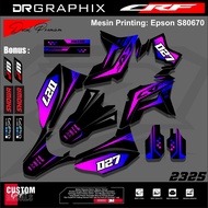 Decal CRF 150 L Fullbody Rainbow - Decal sticker CRF 150 L - Motor Cross Accessories