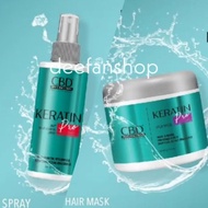 Cbd Keratin Hair Mask / Masker + Serum Keratin