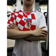 football jersey world cup jersey 98 World Cup Croatia Retro Jersey Croatia Fans Retro Jersey