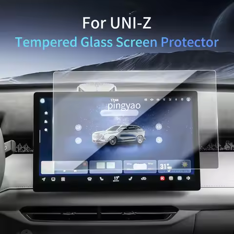Car Sticker Screen Protector Navigation Display Tempered Glass Protective Film Car Accessories Vehic