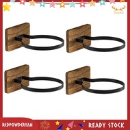 [Redpowderyan.] 4Pcs Basketball Wooden Holder Wall Mount, Ball Storage Holder for Football Basketbal