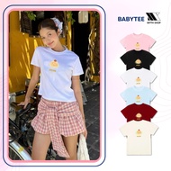 [Real photo] Baby Tee Stretch Cotton Pasta Time_Z18