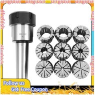 10Pcs ER32 Spring Collets Set 2/4/6/8/10/12/16/18/20mm + MT3 M12 ER32 Collet Chuck Morse Taper Holde