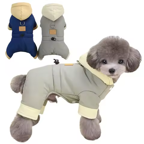 Thicken Warm Dog Jumpsuit Winter Dogs Clothes for Chihuahua Youkshire Coat Windproof Puppy Overalls