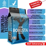 AWI COFFEE Premium Robusta COFFEE 250g Beans / Beans | LATTE LATTE LATTE | ESPRESSO ESPRESSO