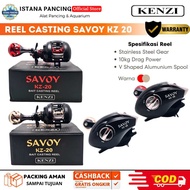 Reel Pancing Kenzi Savoy KZ-20 Extra Handle 9+1 Ball Bearing Casting & Jigging Drag 15kg