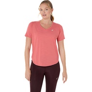 ASICS : 2012C985.700 ROAD V-NECK SS TOP WOMEN เสื้อคอกลมผู้หญิง ของแท้