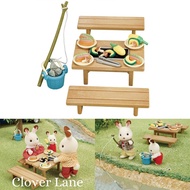 Sylvanian Families Family Bbq set Furniture Doll House Accessories Miniature Toy