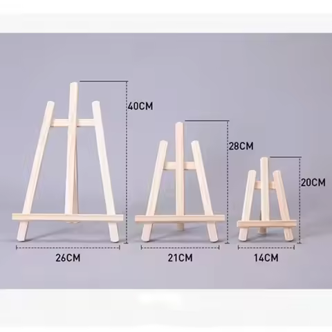 Multifunctional Wooden Easel for Photo Children Painting Easel Stand Painting Craft Poster Holder Cr
