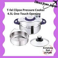 T-fal Clipso Minute Perfect Pressure Cooker IH Gas Compatible Timer Glass Lid [Direct from Japan]