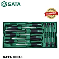 SATA 09913 13PCS SCREWDRIVER TRAY SET / SLOTTED SCREWDRIVER / PHILLIPS SCREWDRIVER / PRECISION SCREW