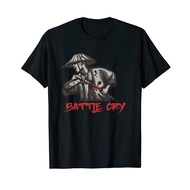 Samurai Battle Cry Bushido Warrior Japanese Samurai Sword Tshirt