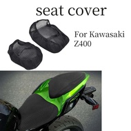 For Kawasaki Z400 Z 400 Motorcycle Accessories 3D Mesh fabric Cushion  Breathable Waterproof Protect