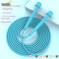 WATTLE Jump Rope, Antiskid PVC Skipping Rope, Speed Fitness Equipment Wear Resistant Anti Shaking Soft Bead Bamboo Jump Rope